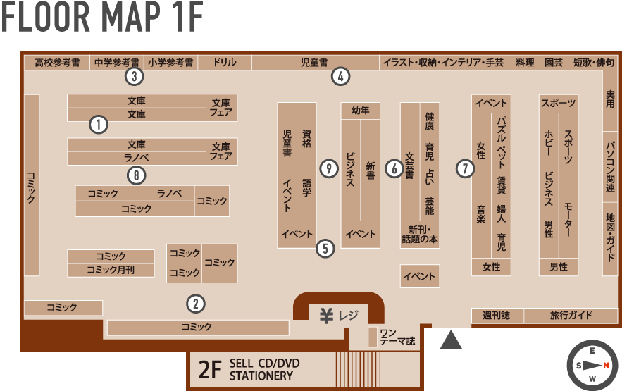 FLOOR MAP 1F